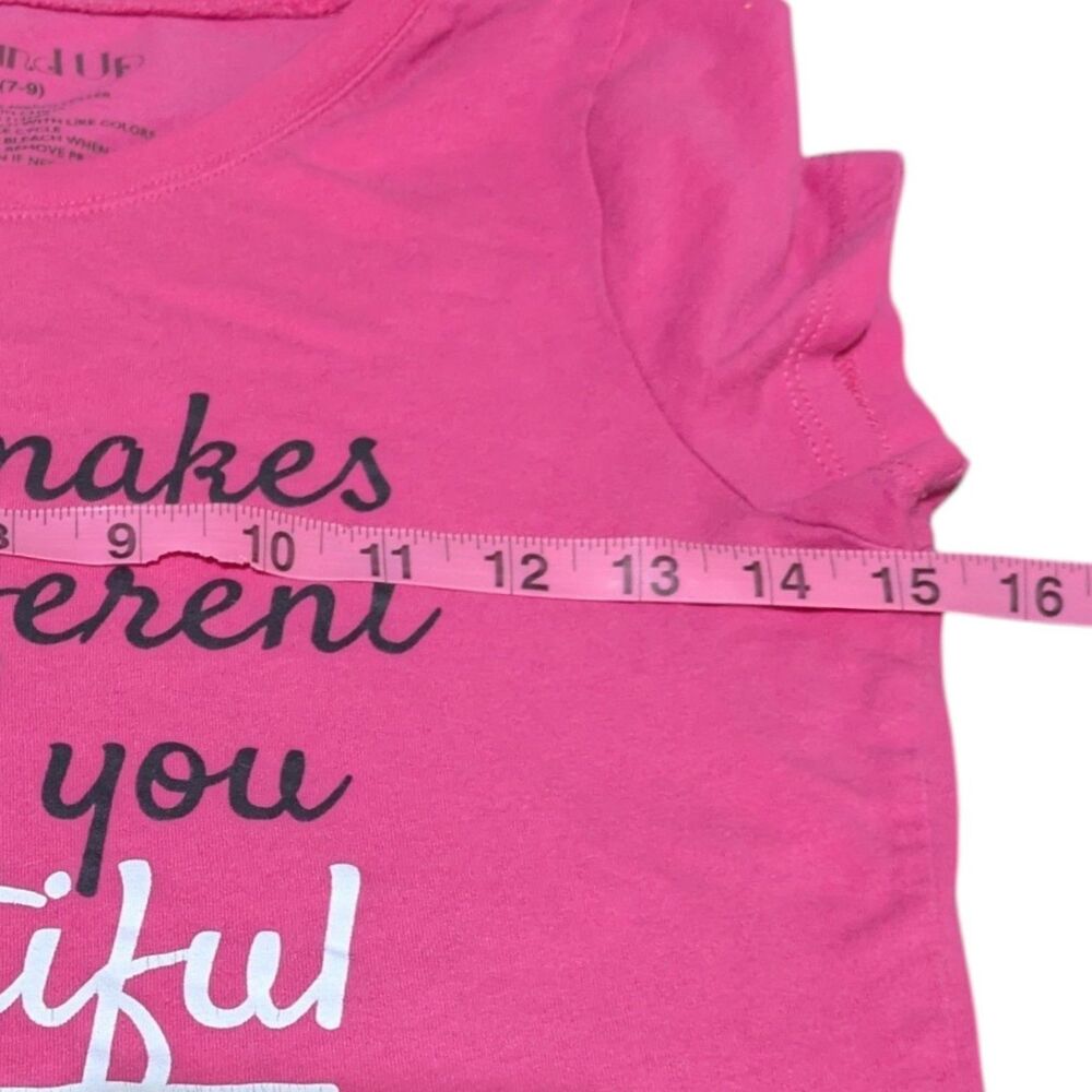 Wound Up Pink Graphic Tee, Size Medium, Inspirational Quote Shirt - Picture 3 of 4